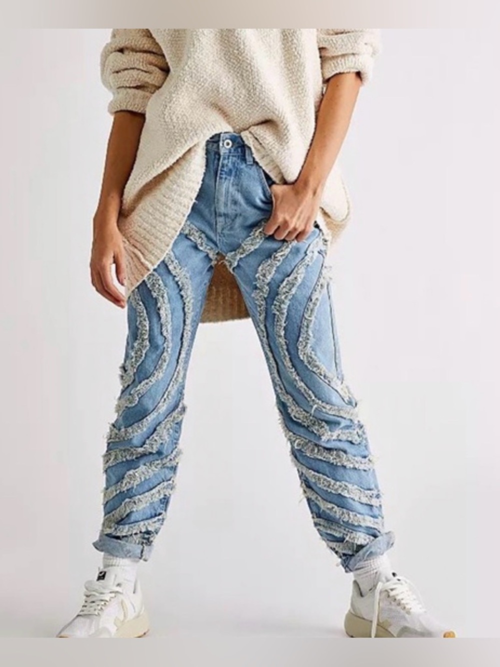 RAGGED PRIEST Gaze Jean in Light Wash